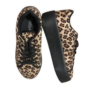 Truffle Leopard Print Platform Shoes  8.5-9  New!